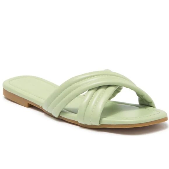 BRAND NEW WILD DIVA LOUNGE IRA CROSSBAND SLIDES SANDAL - Picture 2 of 15